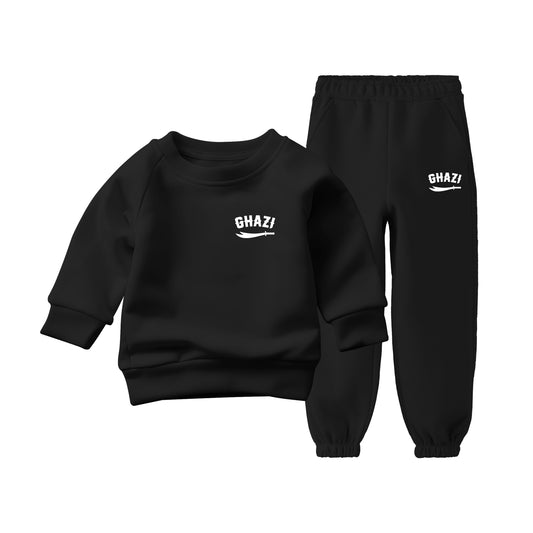 Ghazi Recon Kids Black Sweatshirt Set