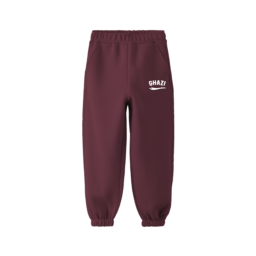 Ghazi Recon Kids Navy Burgundy Sweatshirt Set