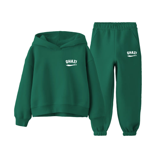 Ghazi Recon Kids Green Hoodie Set