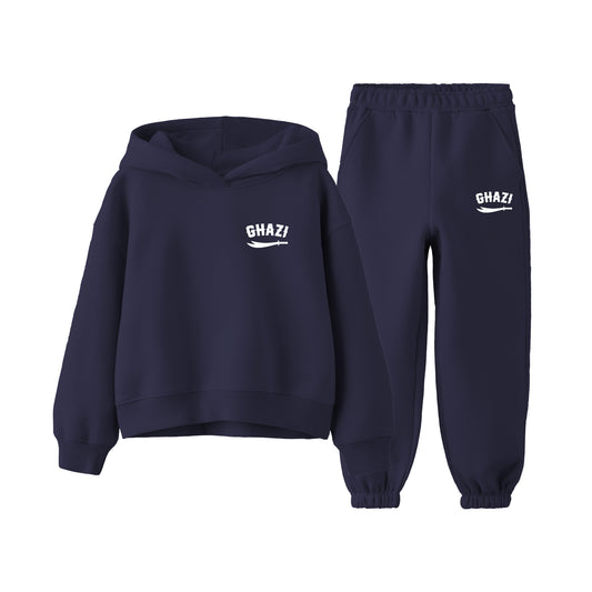 Ghazi Recon Kids Navy Blue Hoodie Set