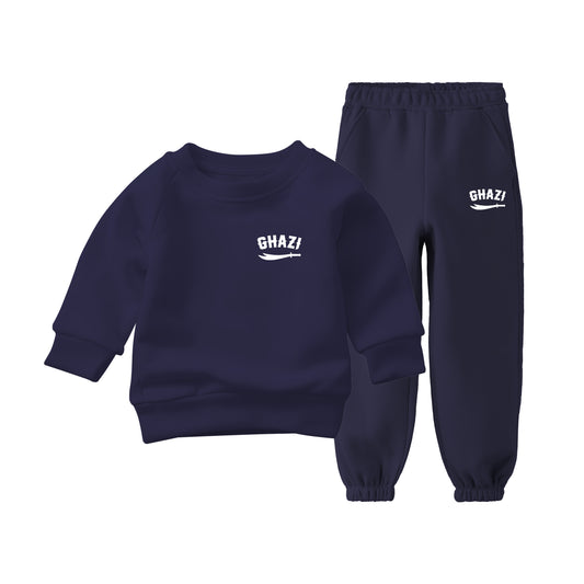 Ghazi Recon Kids Navy Blue Sweatshirt Set