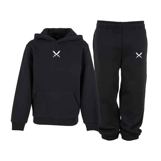 Ghazi Kids GZ1 Embroidered Black Tracksuit