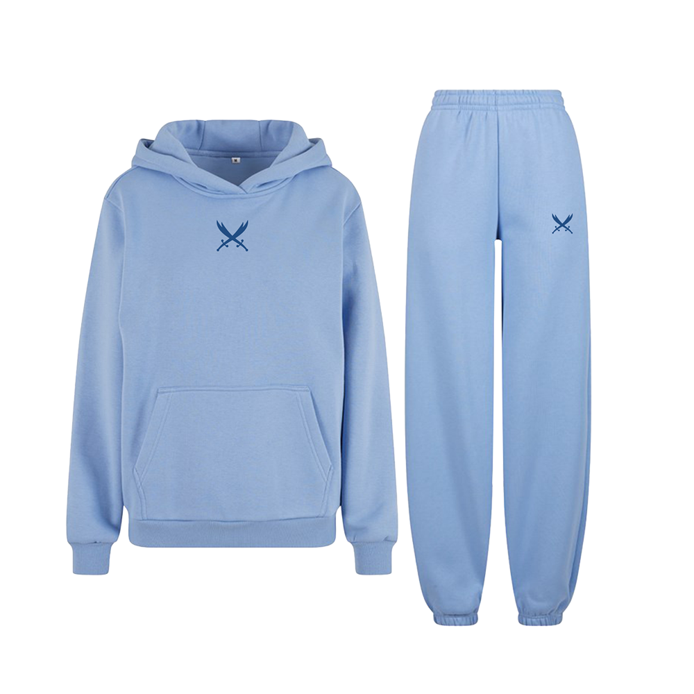 Ghazi Womens GZ1 Embroidered Powder Blue Tracksuit