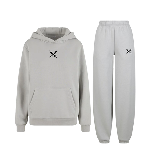 Ghazi Womens GZ1 Embroidered Grey Tracksuit