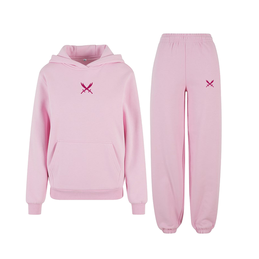 Ghazi Womens GZ1 Embroidered Pink Tracksuit