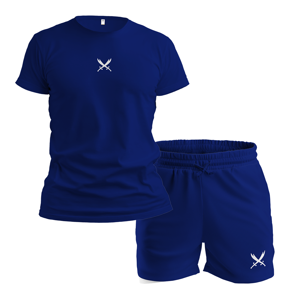 Ghazi GZ1 Tech-Fit Navy T-Shirt & Shorts Set