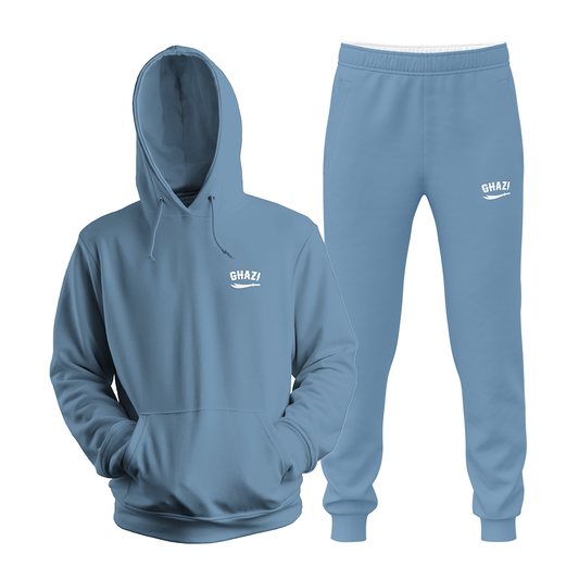 Ghazi Recon Mens Mineral Blue Hoodie & Joggers Set