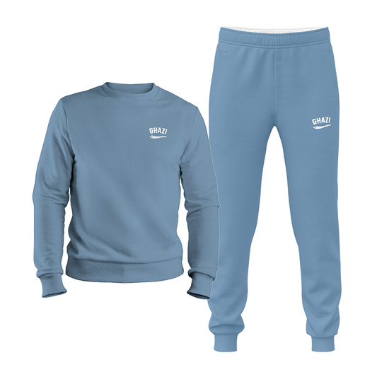 Ghazi Recon Mens Mineral Blue Sweatshirt & Joggers Set