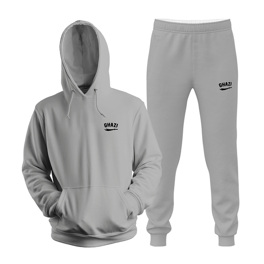 Ghazi Recon Mens Grey Hoodie & Joggers Set