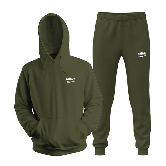 Ghazi Recon Mens Olive Hoodie & Joggers Set
