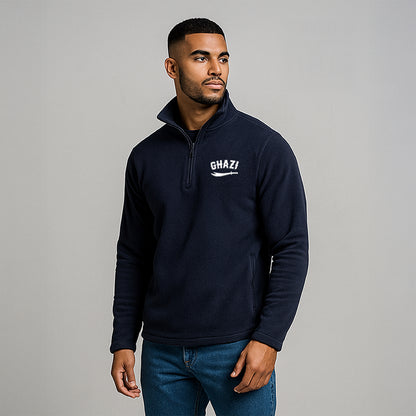 Ghazi Mens 1/4 Zip Up Fleece