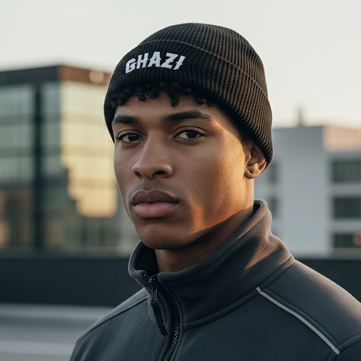 Ghazi Embroidered Fisherman Beanie