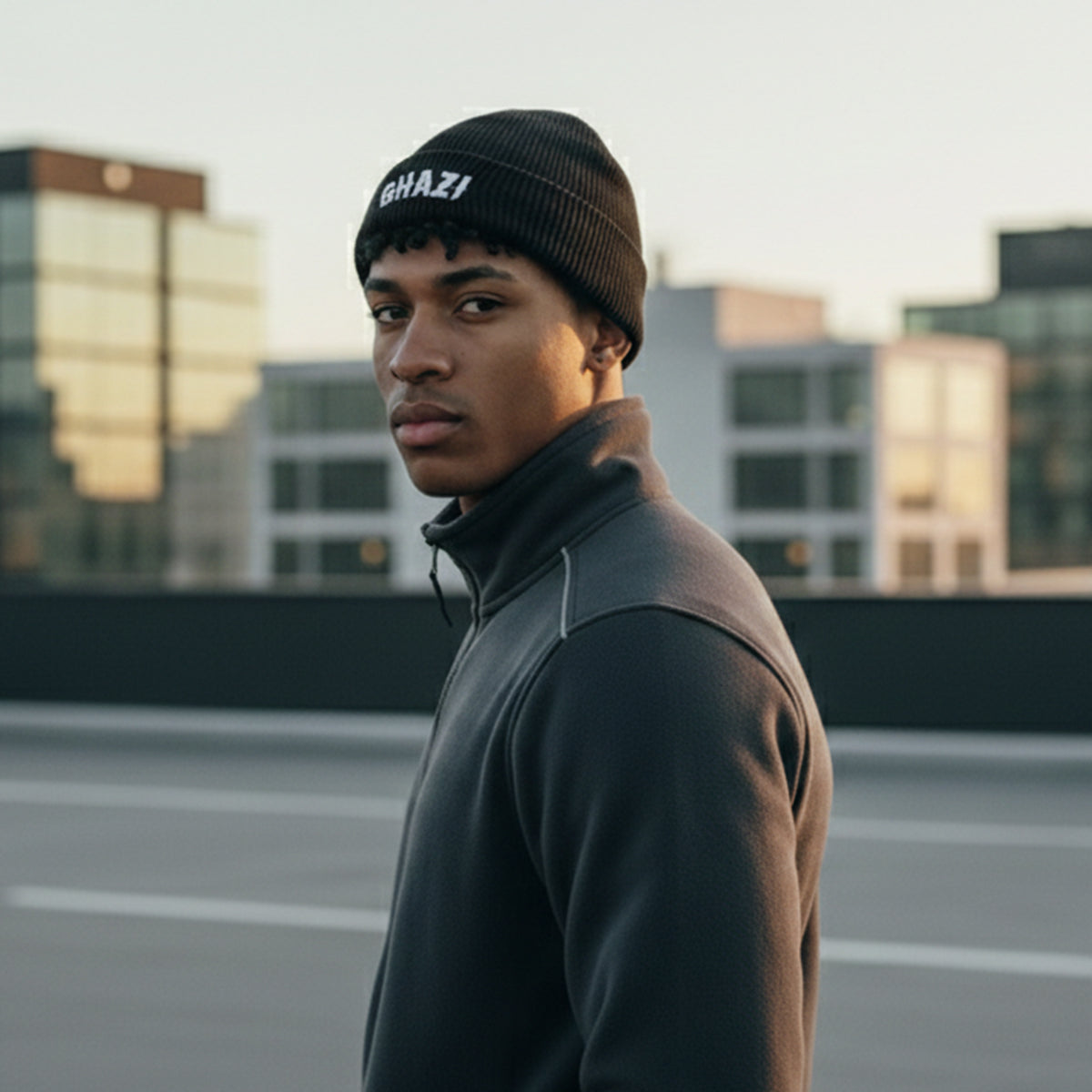 Ghazi Embroidered Fisherman Beanie