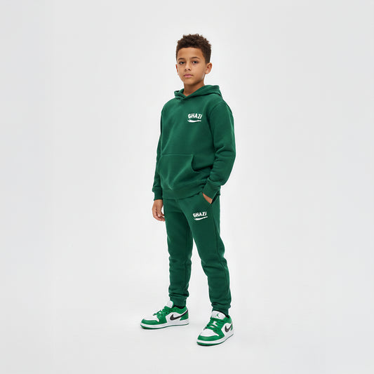 Ghazi Recon Kids Green Hoodie Set