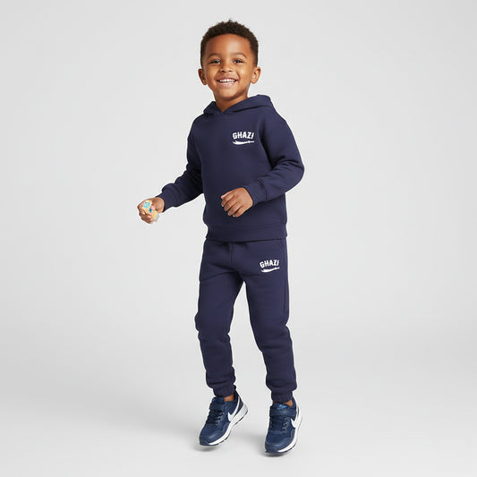 Ghazi Recon Kids Navy Blue Hoodie Set