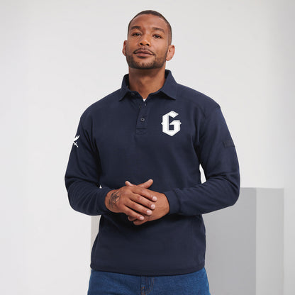 Ghazi G Mens Collar Sweatshirt