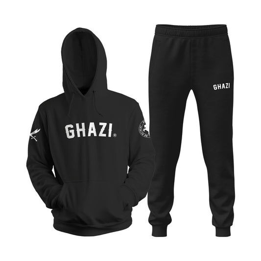 Ghazi Emir Black Hooded Tracksuit