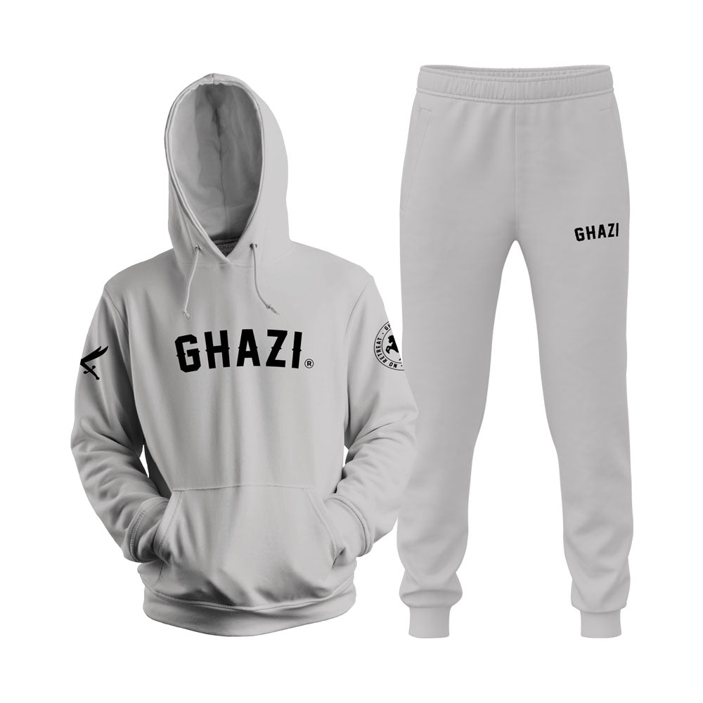 Ghazi Emir Grey Hooded Tracksuit