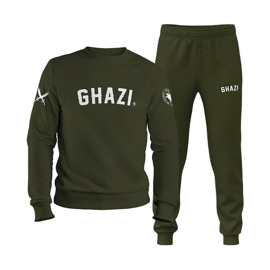 Ghazi Emir Khaki Sweater Tracksuit