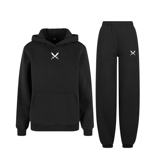 Ghazi Womens GZ1 Embroidered Black Tracksuit