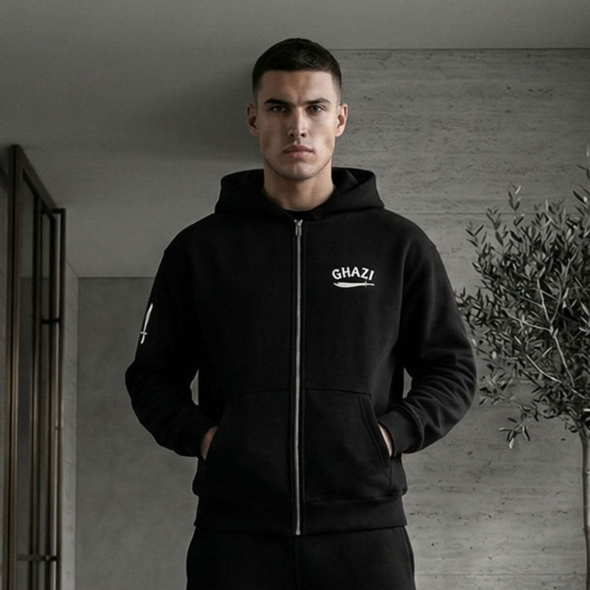 Ghazi Recon Oversized Zip-Up Hoodie