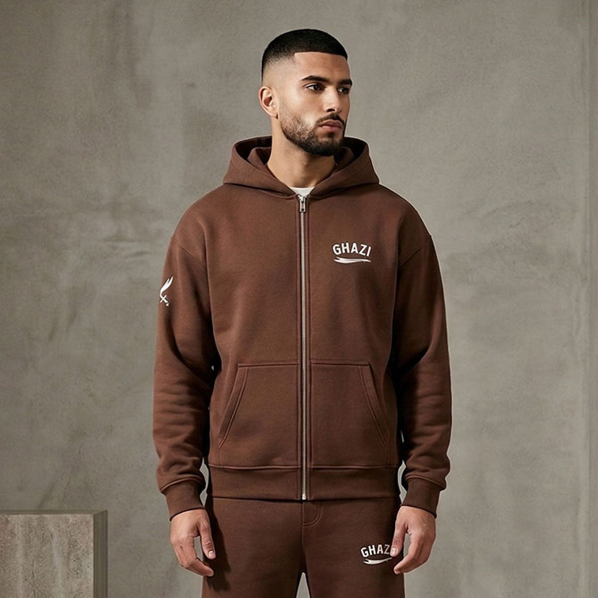 Ghazi Recon Oversized Zip-Up Hoodie